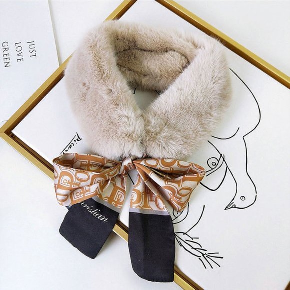 NEW Elegant Faux Fur Scarf - Picture 3 of 16